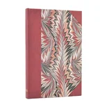 2026 Rubedo (Cockerell Marbled Paper) Mini 12-month Horizontal Hardcover Flexi Dayplanner 2026 (Elastic Band Closure)