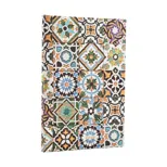 2026 Porto (Portuguese Tiles) Maxi 12-month Vertical Hardcover Flexi Dayplanner 2026 (Elastic Band Closure)