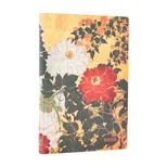 2026 Natsu (Rinpa Florals) Mini 12-month Horizontal Softcover Flexi Dayplanner 2026 (Elastic Band Closure)