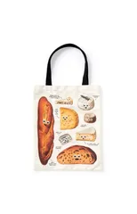 Googly Food Canvas Tote