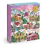 Joy Laforme Snowcap Village 1000 Piece Foil Puzzle