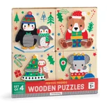 Christmas Set of 4 Wood Puzzles