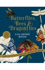 Butterflies, Bees & Dragonflies Coloring Book