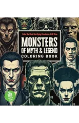 Monsters of Myth and Legend Coloring Book