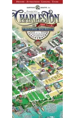 Charleston S.C Historic District Illustrated Map