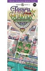 French Quarter New Orleans Illustrated Map