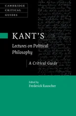 Kant's Lectures on Political Philosophy
