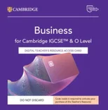 Cambridge IGCSE™ and O Level Business Digital Teacher's Resource Access Card