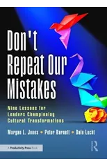 Don't Repeat Our Mistakes