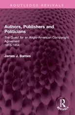 Authors, Publishers and Politicians
