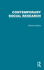 Contemporary Social Research