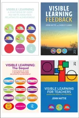 John Hattie Visible Learning 4 Book Bundle