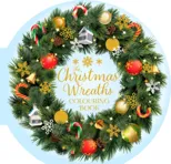 The Christmas Wreaths Colouring Book