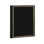 Black Edition Midi Lined Hardcover Journal (Elastic Band Closure)