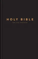NLT Large Print Pew Bible, Black
