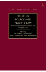 Politics, Policy and Private Law