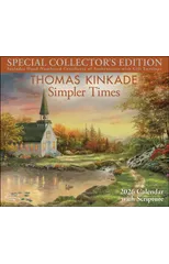 Thomas Kinkade Collector's Scripture Edition 2026 Deluxe Wall Calendar + Print