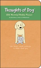 Thoughts of Dog 12-Month 2026 Weekly/Monthly Planner Calendar