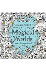 Johanna Basford's 2026 Coloring Wall Calendar