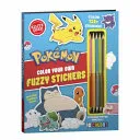 Pokemon Color Your Own Fuzzy Stickers