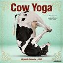 Cow Yoga 2026 12 X 12 Wall Calendar