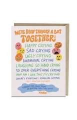 6-Pack Em & Friends Happy Crying Greeting Card