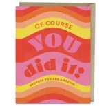 6-Pack Em & Friends Because You Are Amazing Greeting Cards