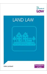 Foundations of Law - Land Law
