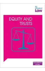 Foundations of Law - Equity and Trusts
