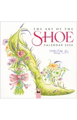 The Art of the Shoe by Sally King Design Mini Wall Calendar 2026 (Art Calendar)
