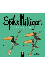 Spike Milligan Mini Wall Calendar 2026 (Art Calendar)