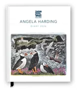Angela Harding 2026 Desk Diary Planner - Week to View, Illustrated throughout
