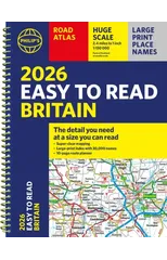 2026 Philip's Easy to Read Road Atlas of Britain
