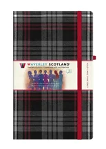 Auld Lang Syne Grey Tartan Notebook