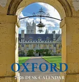 Oxford Colleges Mini Desktop Calendar - 2026