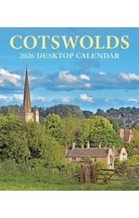 Cotswolds Large Desktop Calendar - 2026