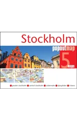 Stockholm PopOut Map - pocket-size, pop up map of Stockholm city centre