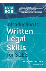 Revise SQE Introduction to Written Legal Skills for SQE2