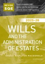 Revise SQE Wills and the Administration of Estates 2025/26
