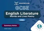 SnapRevise GCSE AQA English Literature