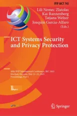 ICT Systems Security and Privacy Protection