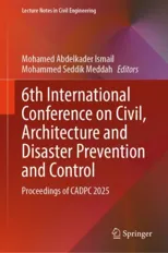 6th International Conference on Civil, Architecture and Disaster Prevention and Control