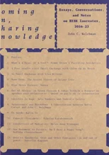 Homing In, Sharing Knowledge