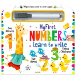 My First Wipe And Clean Board Book Of Numbers