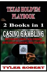 Texas Hold'em Playbook Casino Gambling 2 Books in 1