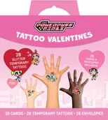 Powerpuff Girls Temporary Tattoo Valentines