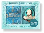 William Shakespeare Tiny Book and Pin Set