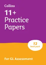 11+ GL English, Maths, Verbal Reasoning and Non-Verbal Reasoning Practice Papers Pack (with 12 Practice Papers books)
