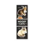 Moody Cats Magnetic Bookmark Set