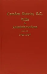 Marriage and Death Notices from CAMDEN, South Carolina Newspapers, 1816-1865